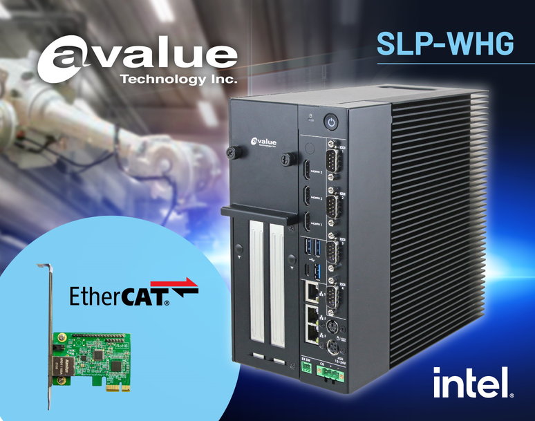 Avalue Announces SLP-WHG: High Performance Slot PC Solution with EtherCAT